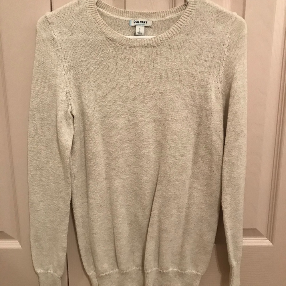 Cream Old Navy Sweater